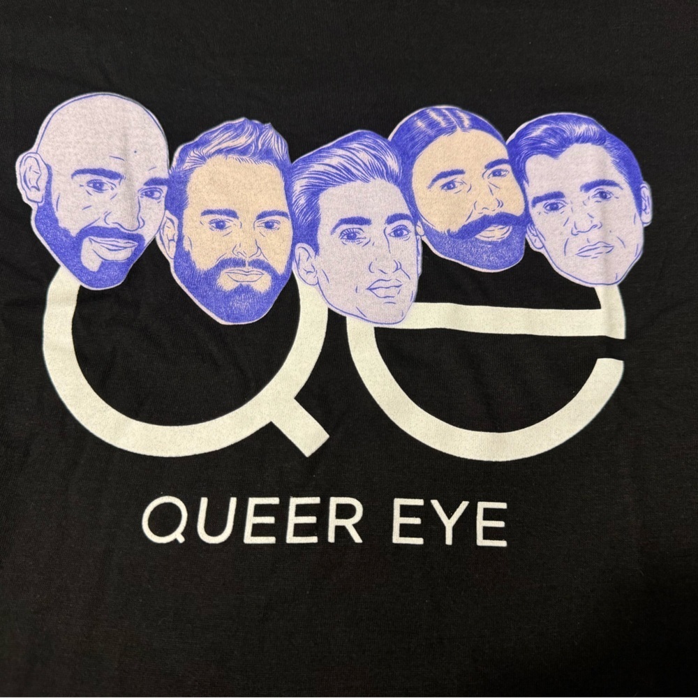 Queer Eye Five Cast Member Black Graphic Tee